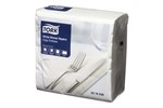 Tork Dinner Napkin Edge Emboss Quarterfold 2 Ply 39 X 39cm 150 White