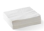 Biopak Napkins 2 Ply 14 Fold White Luncheon 300mm X 300mm Pkt 100
