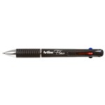 Artline Flow 4 Colour Rubber Grip Charcoal Barrel