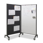 Visionchart Communicate Room Divider Vrd1890 WhiteboardPinboard 900 X 1800 VRD1890