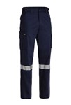 Pants Cargo Navy Cotton Drill 310gsm 8 Pocket 3M Tape Bisley