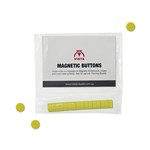 Visionchart Magnetic Button 15mm Diameter Yellow Pk 16 VWMAG15Y