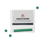 Visionchart Magnetic Button 15mm Diameter Green Pk 16 VWMAG15G