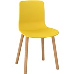 Acti 4T Side Chair With Dowel Legs Yellow