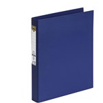 Marbig Binder Bright Ring PE A4 2D Ring 25mm Blue