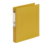 Marbig Binder Bright Ring Pe A4 2D Ring 25Mm Lemon