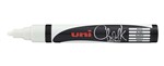 Uniball Pwe5 Liquid Chalk Marker Bullet Point 25mm White