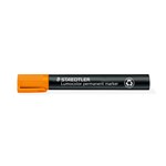 Staedtler Lumocolor Permanent Marker 350 Chisel Point 5mm Pack 10 Orange