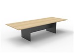 Rapid Boardroom Table 3200X1200X730Mm 2 Piece Top Natural OakIronstone