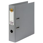 Marbig PE Linen Lever Arch File A4 Grey