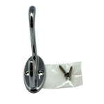 Hook Hat  Coat Chrome Plated Oval