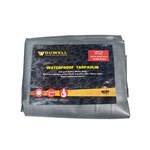 Duwell Extra Heavy Duty Tarpaulin SilverBlack 36 X 48m  12 X 16
