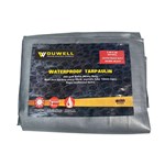 Duwell Extra Heavy Duty Tarpaulin SilverBlack 61 X 61m 20 X 20 