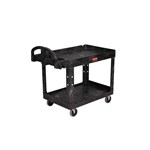 Trolley Shelf 2 Tier 227kg Load 1150 X 650 X 911mm Black