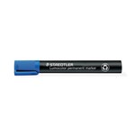 Staedtler Lumocolor Permanent Marker 350 Chisel Point 5mm Pack 10 Blue