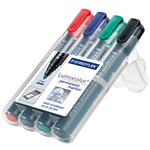 Staedtler Lumocolor Permanent Marker 352Wp4 Bullet Wallet Of 4