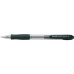 Pilot Retractable Ballpoint Pen BPGP10R Super Grip Fine 07mm Pk 12 Black