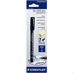 Staedtler Lumocolor Permanent Cd Dvd Marker 04mm Black