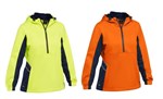 Bisley Jumper Womens HiVis Liquid Repellent Fleece Hoodie BKL6571