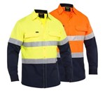 Bisley Shirt LS 140gsm PolyCotton Vented Taped BS6491T