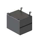 Deluxe Infinity 2 Drawer Hanging Pedestal