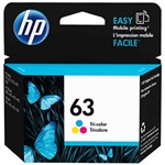 HP 63 F6U61AA Oem Ink Cartridge Tricolour CMY