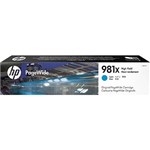 Hp 981X L0Ra OEM Ink Cartridge Colour Cyan Magenta Yellow 10000 Pages Cyan