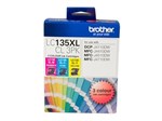 Brother Lc135Xlcl3Pk Oem Ink Cartridge High Yield Cyan Magenta Yellow