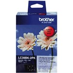 Brother LC39BK2Pk OEM Ink Cartridge Twin Pack Black
